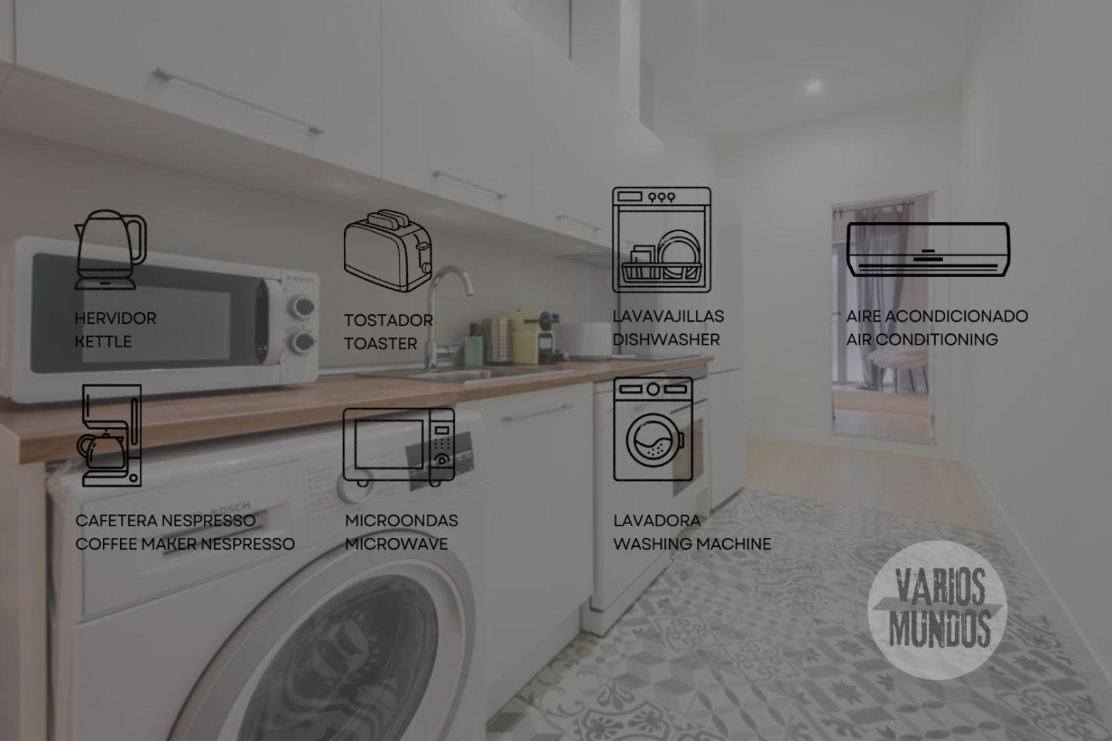 Апартаменты Nuevo Apt Para 7 Pax En Malasana - Gran Via E1 Мадрид Экстерьер фото